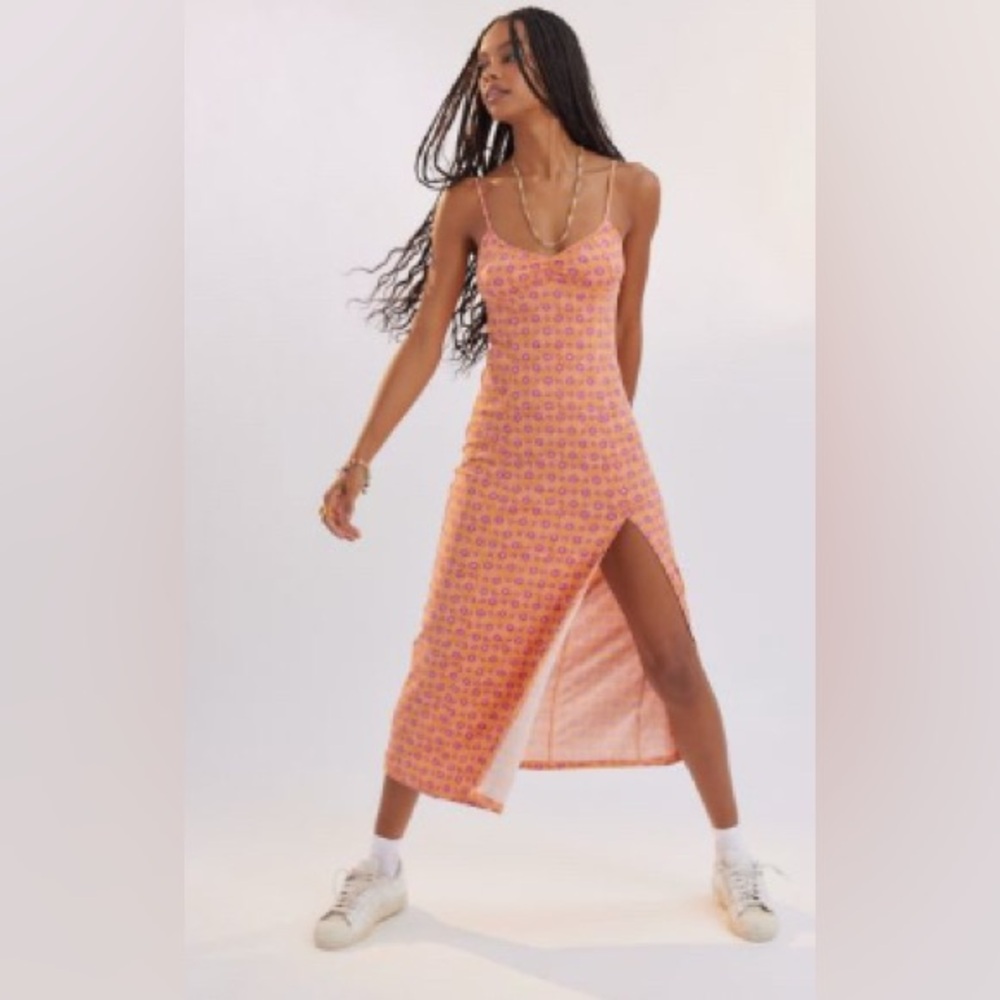 NWOT UO Arna Midi Slip Dress